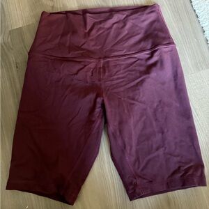 Lulu lemon 8 inch align HR biker shorts